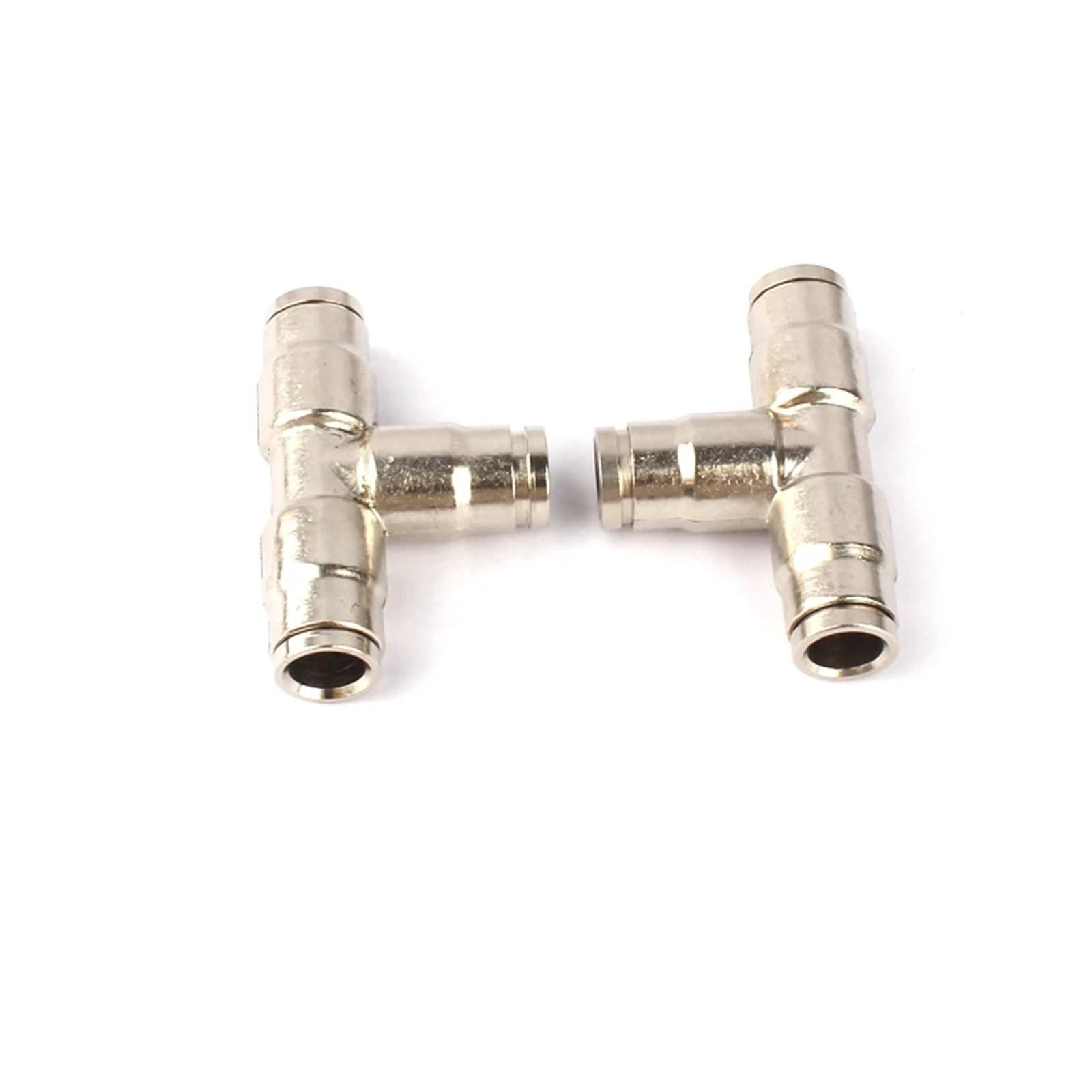 Conector en T de latón de 9,5 mm de diámetro interior, 10 unidades, for boquillas de nebulización de alta presión, accesorios for tuberías de riego agrícola.