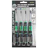 Eclipse Tools SD-081G Pro's Kit Tri-Wing Precision Screwdriver Set with 4 Pieces