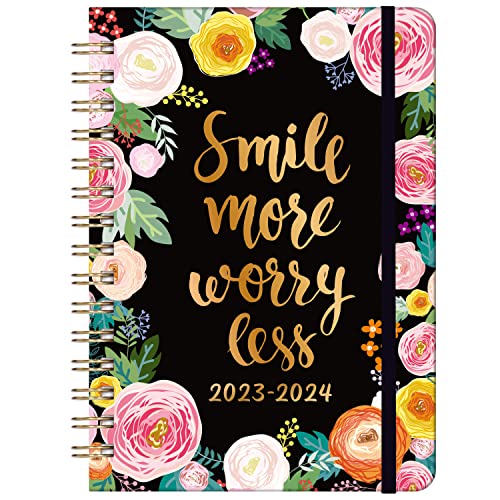 Planner 2023-2024 - 2023-2024 Planner Weekly And Monthly, July 2023 - June 2024, 6.4" X 8.5", Planner 2023-2024 With Flexible Hardcover, 12 Monthly Tabs, Inner Pocket, Strong Binding #TOP12