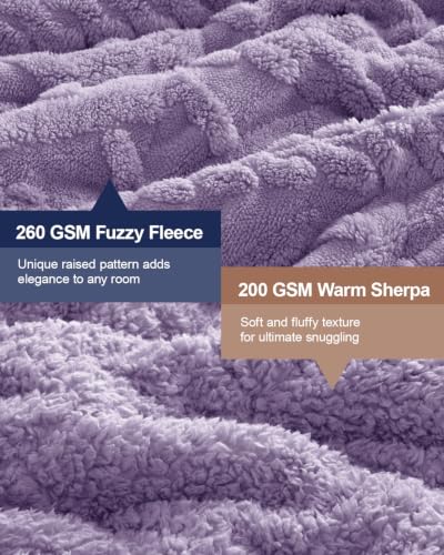 Image of Super Fuzzy Soft Sherpa Fleece Weighted Blanket, 15 lbs Dual Sided Fluffy Heavy Weighted Blankets for Adults - No Bunching with Double Layers of Soft Inner Lining (60 inchx 80 inch, 15 Pounds)