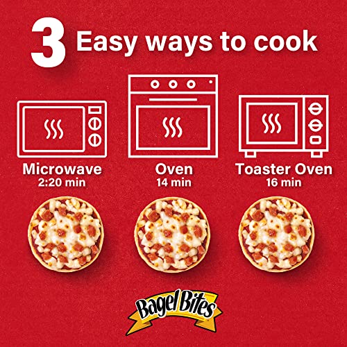 Bagel Bites Cheese & Pepperoni Mini Pizza Bagel Frozen Snacks, 40 Ct Box #TOP2