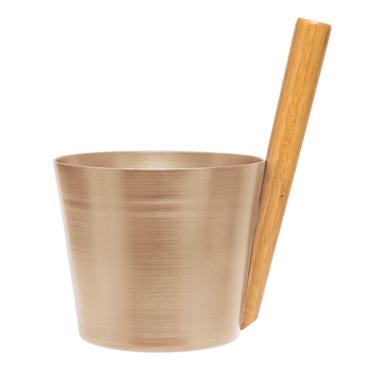 Sauna Bucket Aluminium Champagne
