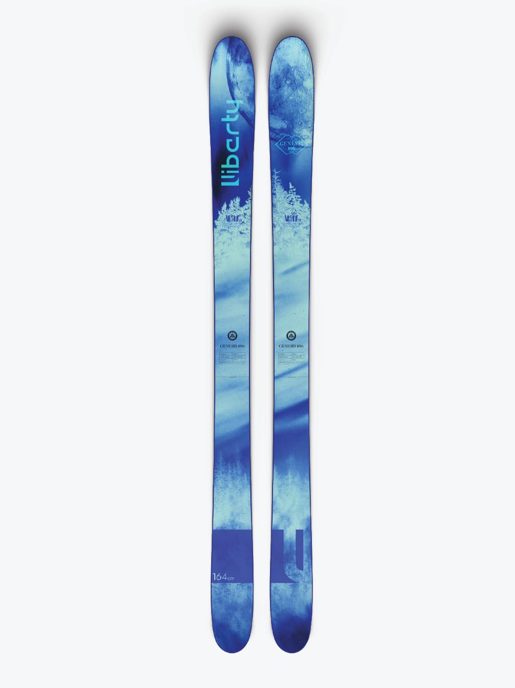Amazon | Liberty Skis Genesis 106-2024 157。 | Liberty Skis | スキー板