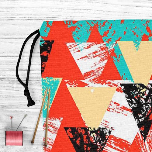 Image of ArtzFolio Triangled D2 | Reusable Sack Bag | Bag for Gym, Storage, Vegetable & Travel
