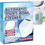 12PCS Ultra Strong Toilet Cleaner and Descaler Tablets,Powerful Limescale Remover,Foaming Action Stain Cleaner with Fresh Citrus Scent,For Bowl and Cistern Deep Cleaning