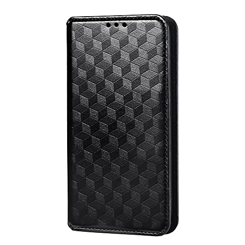 Unichthy Phone Case for Honor X8a Cover Flip Shockproof 3D Fashion Wallet Case Anti-slip PU Leather Stand Magnetic Closure Folio Bumper Protective Phone Skin for Honor X8a Black - Image 4