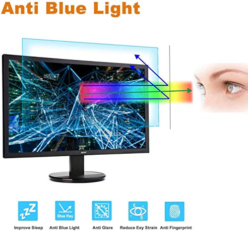 23 Inch Monitor Screen Protector -Blue Light Filter, Eye Protection Blue Light Blocking