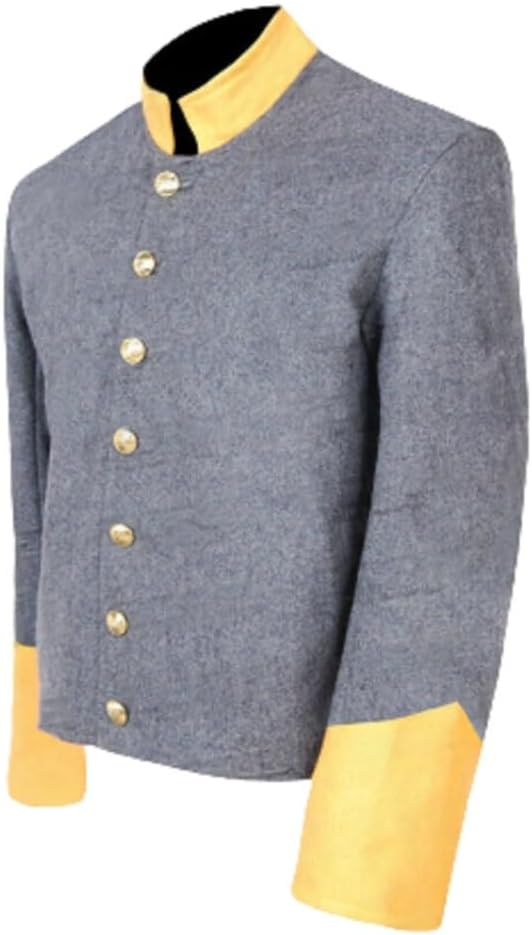 Civil War Confederate Cavalry Officer's Single Breast Shell Jacket