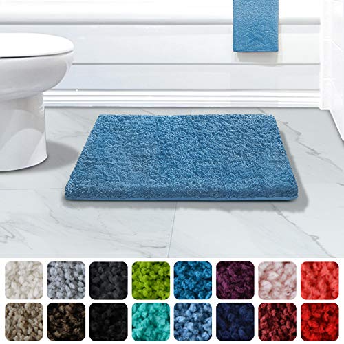 Tapis de bain lavable en machine ultra-doux 80x150 cm anti-moisissure