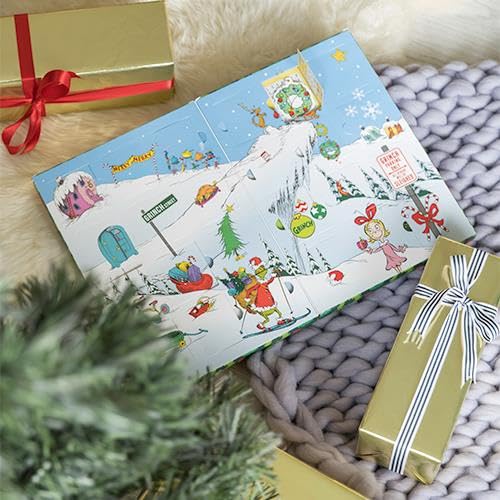 The Grinch Advent Calendar. Includes 24 Doors, Activities & Christmas Decorations. Officially Licensed Grinch Merchandise from Fizz Creations