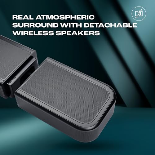 Image of JBL Bar 1000 MK2, 11.1 (7.1.4) Channel Truly Wireless Soundbar with True Dolby Atmos, DTS:X, & MultiBeam Surround Sound, 10 inch Down-Firing Wireless Subwoofer, HDMI eARC, WiFi, One App, 960W