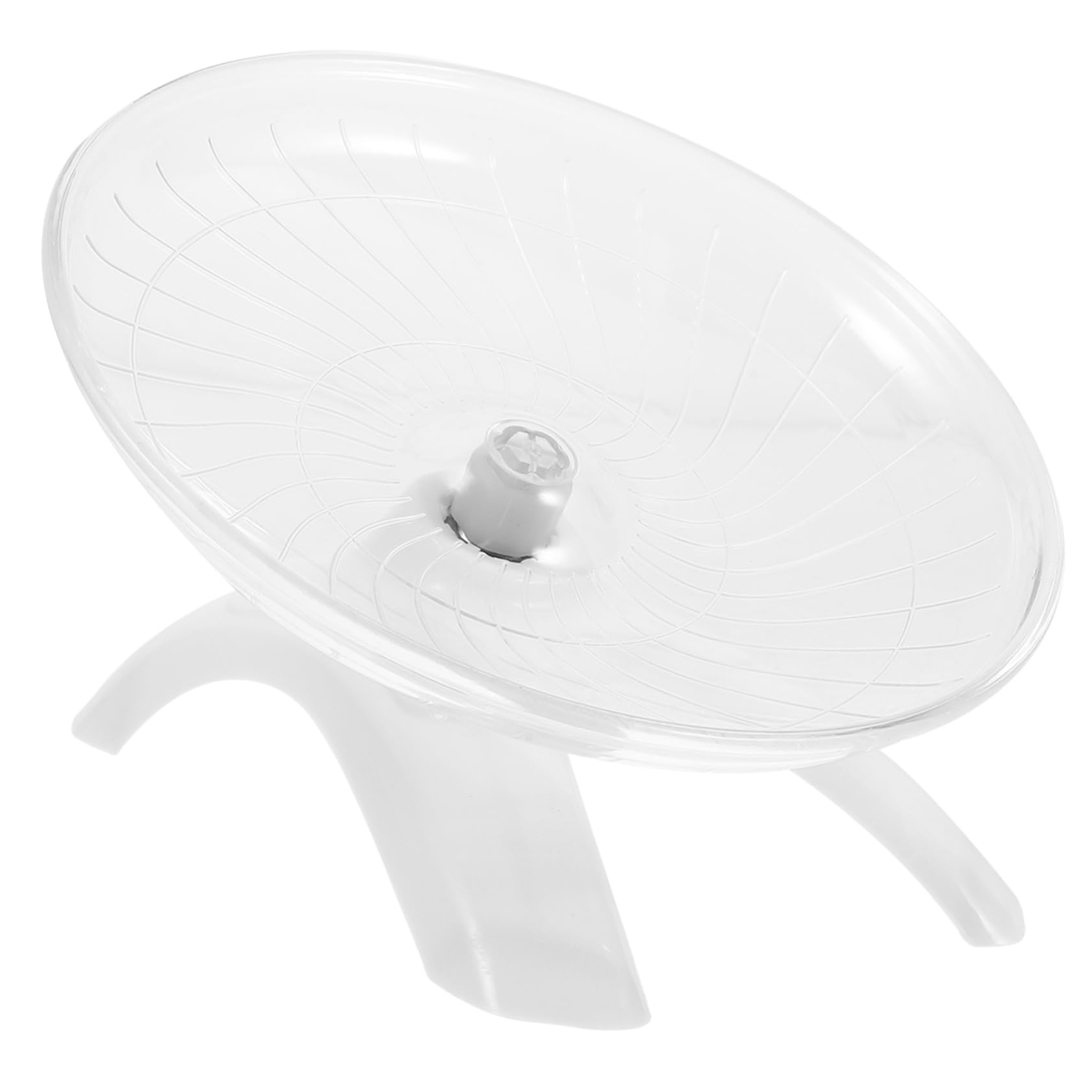 BESPORTBLE 3piezas Rueda De Ejercicio Silenciosa para Hámster Rueda Interactiva para Roedores como Chinchillas y Jerbos Juguete De Actividad con Base para Mascotas Pequeñas