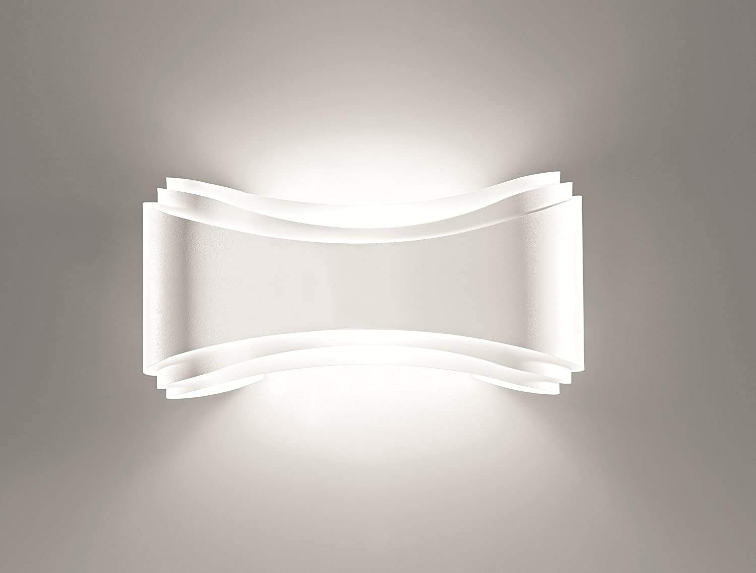 Selene ionica - Aplique 80 W, color blanco