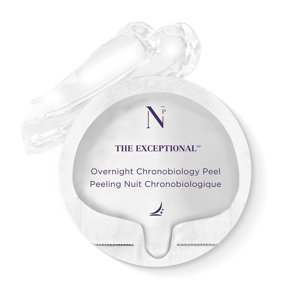 Noble Panacea, The Overnight Chronobiology Peel 8 Doses, Luxury Skincare Chemical Peel for Face, Anti Aging Hyperpigmentation Treatment with AHA, BHA, Centella Asiatica