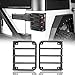 u-Box Jeep Wrangler Gloss Black Tail light Cover Taillight Guard for 2007 2008 2009 2010 2011 2012 2013 2014 2015 2016 2017 2018 Jeep JK & Wrangler Unlimited