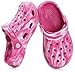 KVbabby Boys Girls Garden Clogs Slip on Sandals Water Shoes Children Shower Beach Pool Sandals(Rose Red,13-13.5 Little Kid)