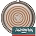 T-fal Initiatives Ceramic Non Stick Cookware Set 14 Piece, Oven Broiler Safe 350F, Kitchen Cooking Set W/Fry Pans, Saucepans, Dutch Oven, Utensils, Healthy Cooking, Home, Pots and Pans, Gold