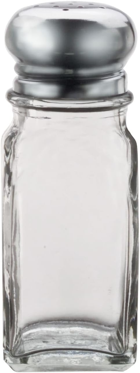 Traex 202-12 2 Ounce Salt And Pepper Shaker With Chrome Lids - Dozen