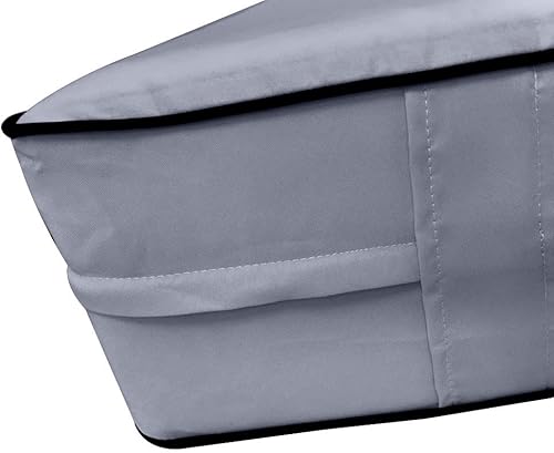 Miniatura 7 de DBM IMPORTS *Cover ONLY*-Style 6 Outdoor Daybed Mattress Bolster Pillow Slipcovers Contrast Pipe Trim Full Size - AD001