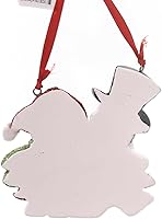 Vista 2 de Kurt Adler Snowcouple Estamos esperando adorno familiar de resina