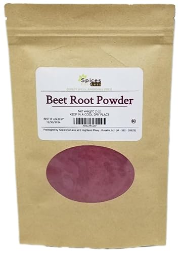 Miniatura 1 de SFL Polvo de raíz de remolacha – Especia pura de remolacha para colorante natural de alimentos – Potente superalimento – Añadir a batidos y bebidas