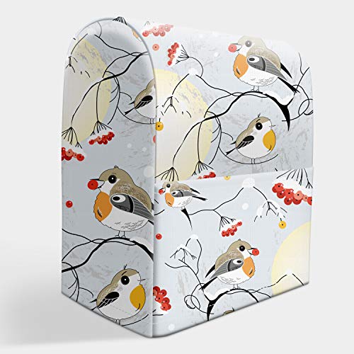 Kitchen Aid Mixer Cover, Stand Mixer Attachment Accessory With Pockets, 5-8 Quart Mixer Dust Cover Compatible With Kitchenaid Mixers, Hamilton Mixers, Fits All Tilt Head & Bowl Lift Models