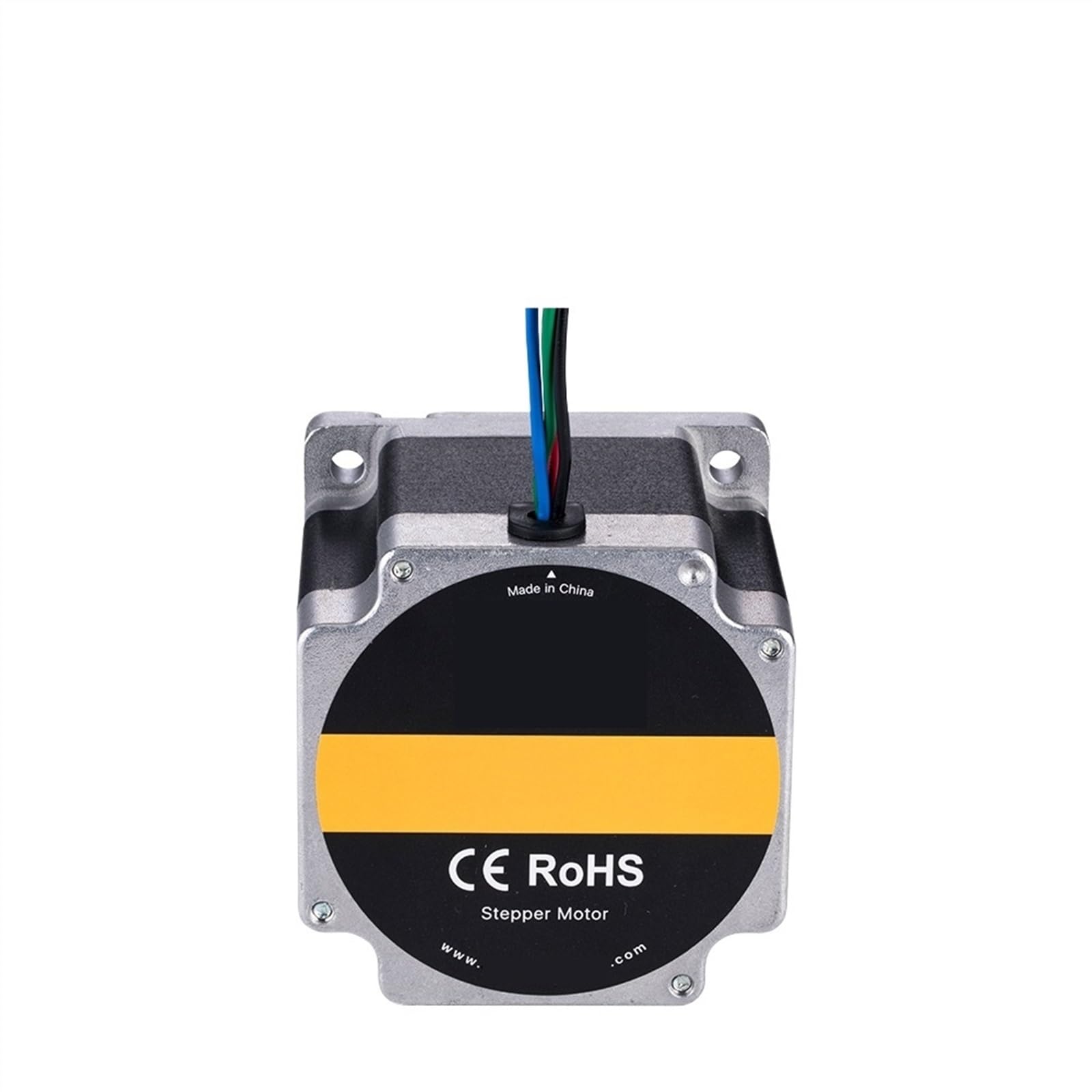 Motorreductor de reducción de motor de engranajes de CC Motor paso a paso Nema 34 86mm 4.5Nm 4.2A(34CS45E-420)Motor paso a paso con cable de 4 conductores for fresadora de grabado CNC Alto par, bajo n