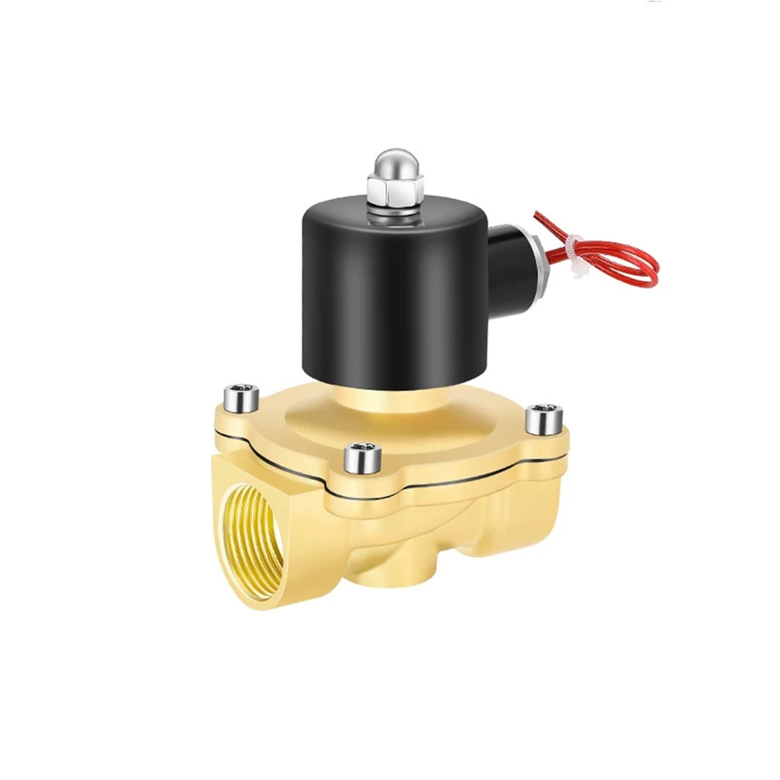 Électrovanne 220V eau et gaz en laiton 3/4 pouce NF série 2W électrovanne fluide