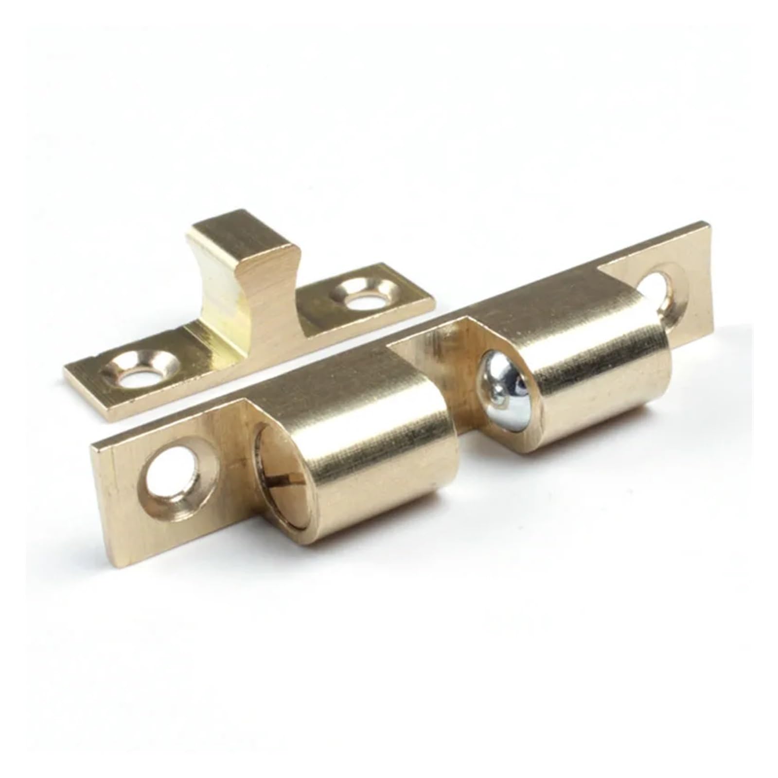 YMUGUEGH 42/60/70mm Cabinet Catches Furniture Hardware Part Door Closer Switch Kitchen Closet Hinge DIY Household(Length 42mm)