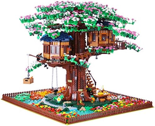 Myste DIY Tree House Upgrade Extension Pack DIY Assembly Building Block Compatible with Lego Ideas 21318 Tree House ( No Lego Model) (7436J9O36N16FT9V48)