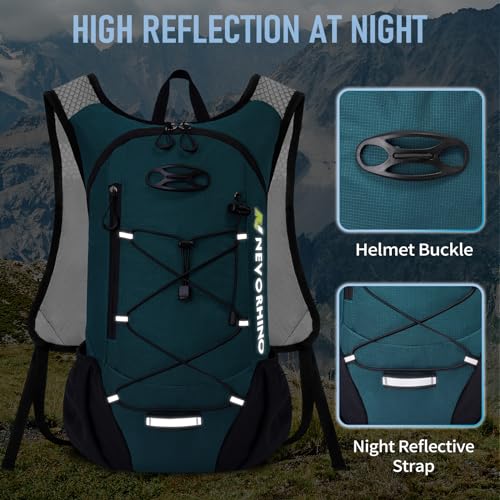 Image of Lightweight Hydration Backpack, Running Backpack with 2L Water Bladder, Hydro Water Daypack for Cycling Hiking Rave for Men Women