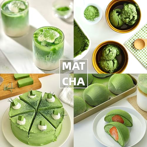 Ceremonial Grade Matcha (100g / 3.53oz), Organic Matcha Green Tea Powder, 100% Natural Pure Matcha for Lattes, Smoothies & Baking