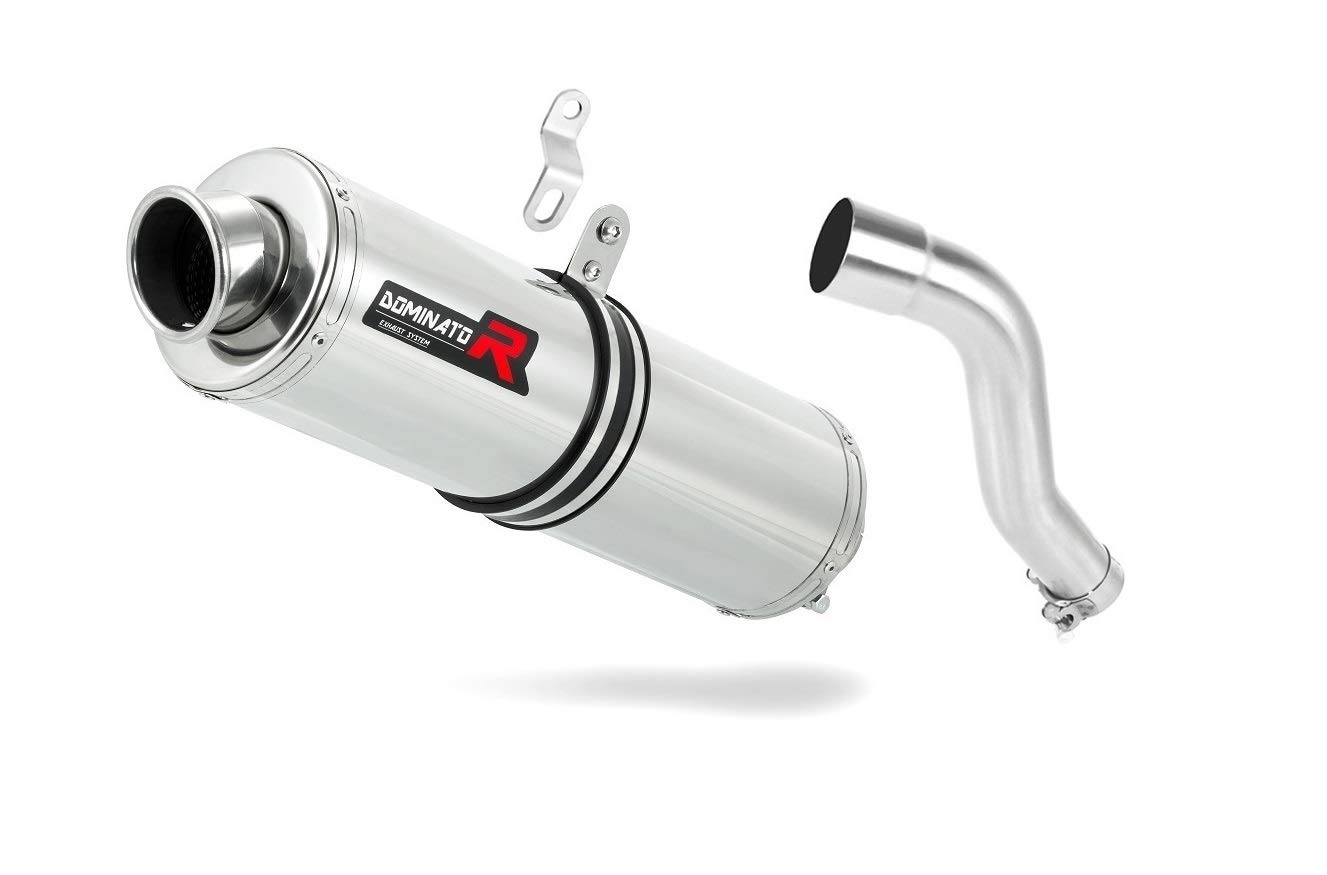 Terminale Di Scarico Marmitta DOMINATOR Per Honda XL 700 V TRANSALP 2008-2014 - Silenziatore Sportivo In Acciaio Inox Con DB Killer, Plug&Play, 5 Anni Garanzia - 3