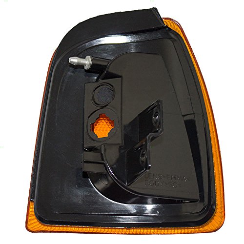 Dat Auto Parts Front Left Driver Side Corner Park Signal Lamp Housing Light Replacement For 2001-2005 Ford Ranger Amber Lens Fo2520168 1L5Z15A201Ba #TOP4