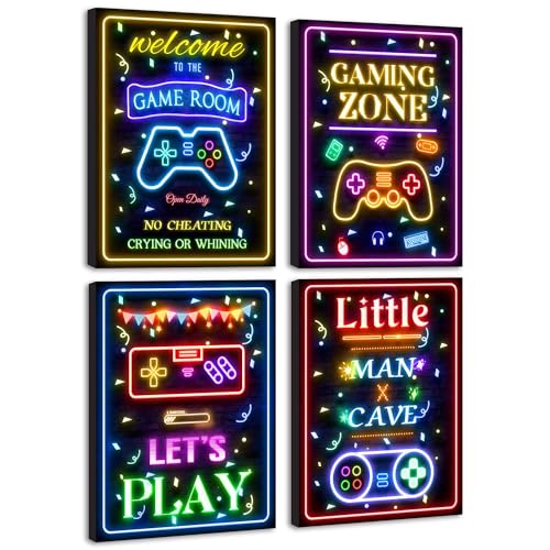 Video Game Decor for Teen Boys Gaming Wall Neon Sign