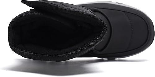 Miniatura 6 de GUBARUN - Botas de nieve para niños, impermeables, antideslizantes, resistentes al frío, zapatos para invierno y climas fríos (para niños pequeños y