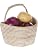 KOUBOO 1060075 La Jolla Wall Basket, White-Wash