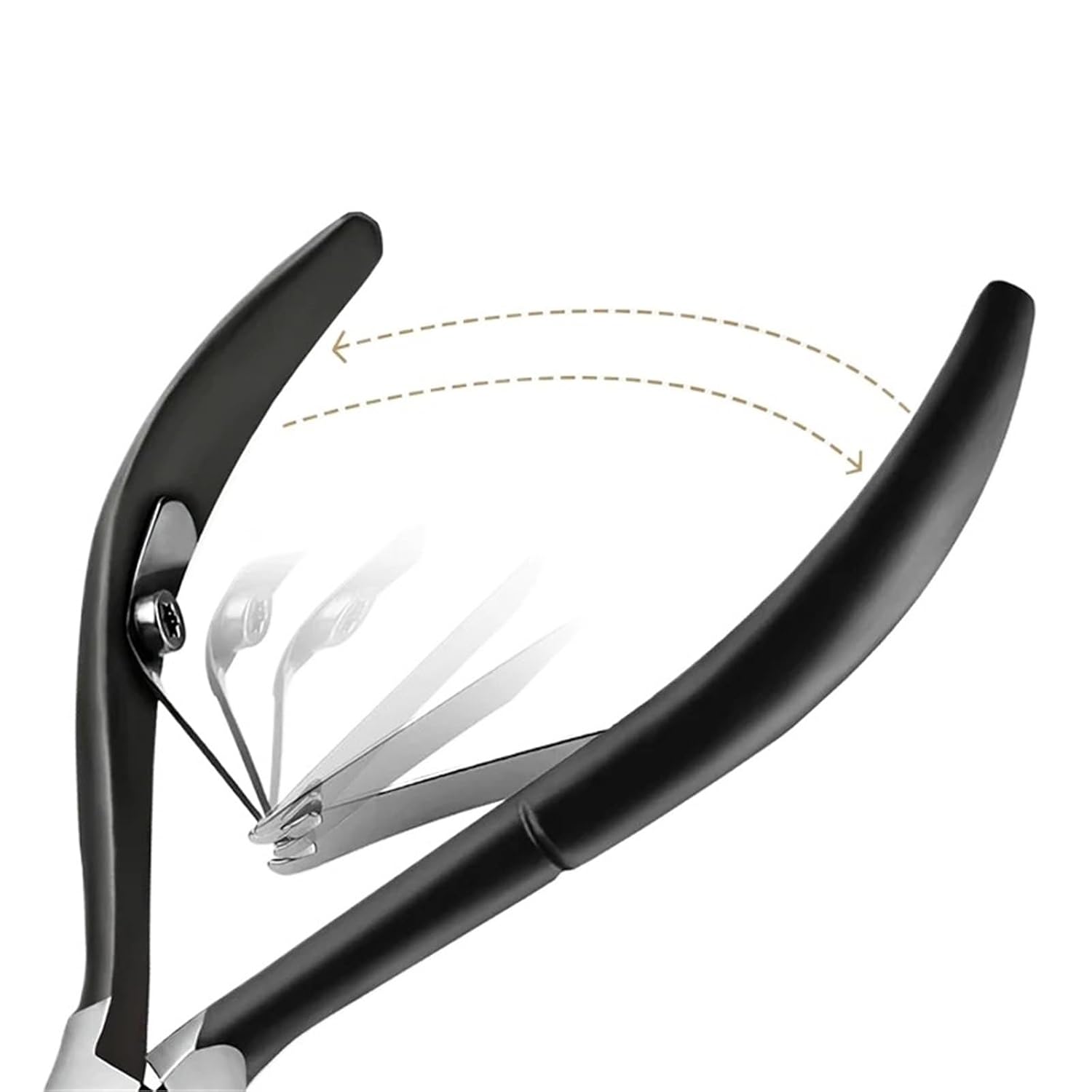 Stainless Steel Nail Cutter Scissor Nippers Function Cuticle Pusher Remover Nail Art Care Tool Kit(Silver)