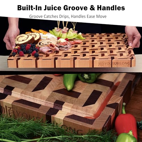Planche à découper en bois stable qui protège vos couteaux de cuisine - 7