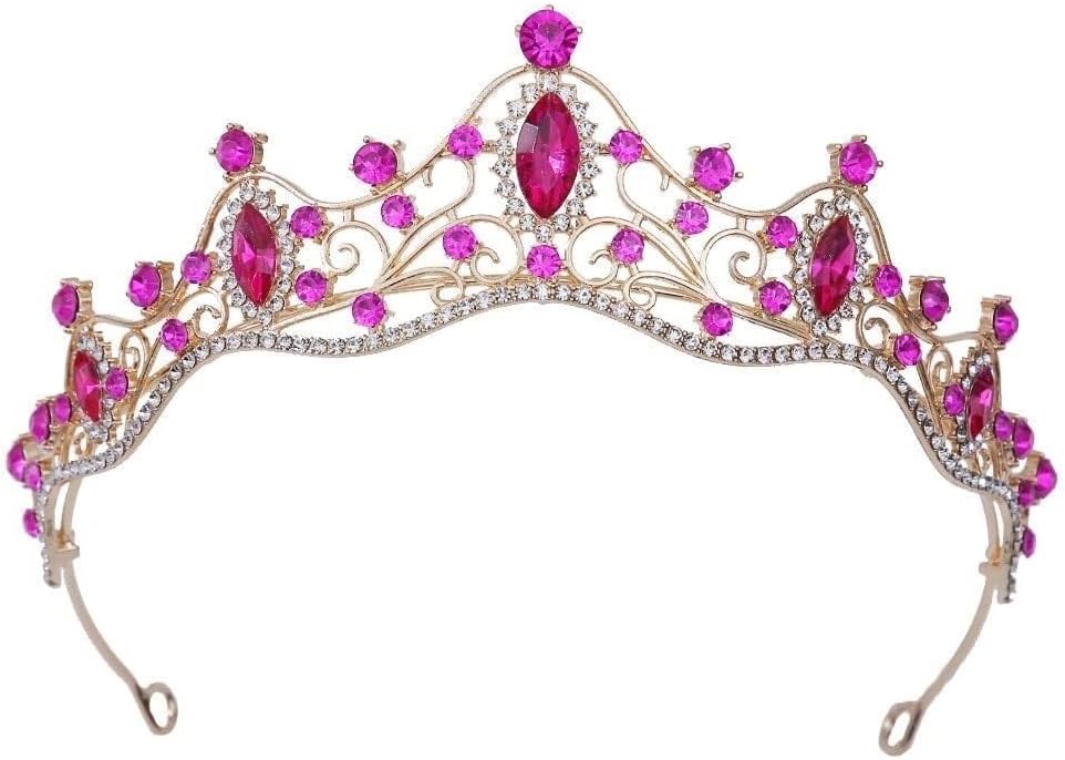 Elegant Crystal Tiara for Women, Rhinestone Bridal Crown for Weddings, Proms, Birthday Parties & Special Occasions