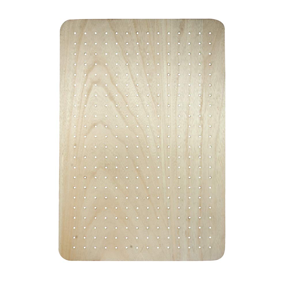 pegboard wall organiser, mdf wall mount panel for diy memo board and storage, rectangular, 40x60x2.5cm, 62867505