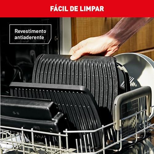 Grill Elétrico Arno Perfect Grill GP01, Inox, com 6 Programas, Função Descongelar e Medição Automática de Espessura, Antiaderente e Fácil de Limpar, 2180W, 220V - Imagem 6