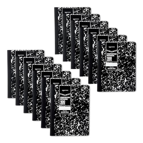 College-ruled composition notebooks