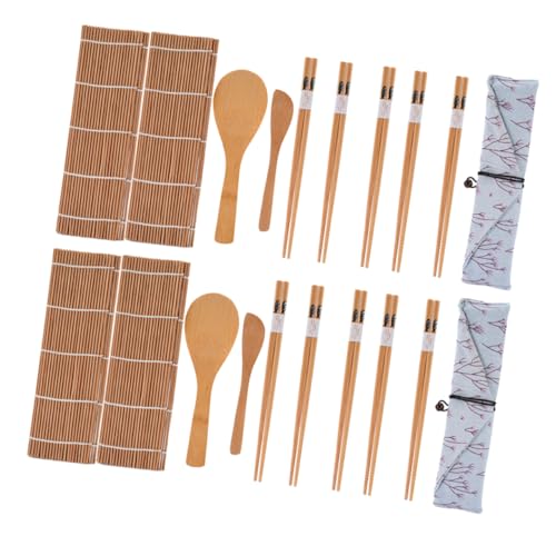 FUNOMOCYA 1 Kitchen Supplies Sushi Maker Sushi Making Kit Useful DIY Sushi Tools Kitchen Utensil Wooden