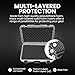 NANUK 935 Hard Case with Cubed Foam – Waterproof Protective Equipment Case with Wheels, 22” x 14” x 9” – Dustproof and Impact Resistant, Airline Carry-On Approved – Silver