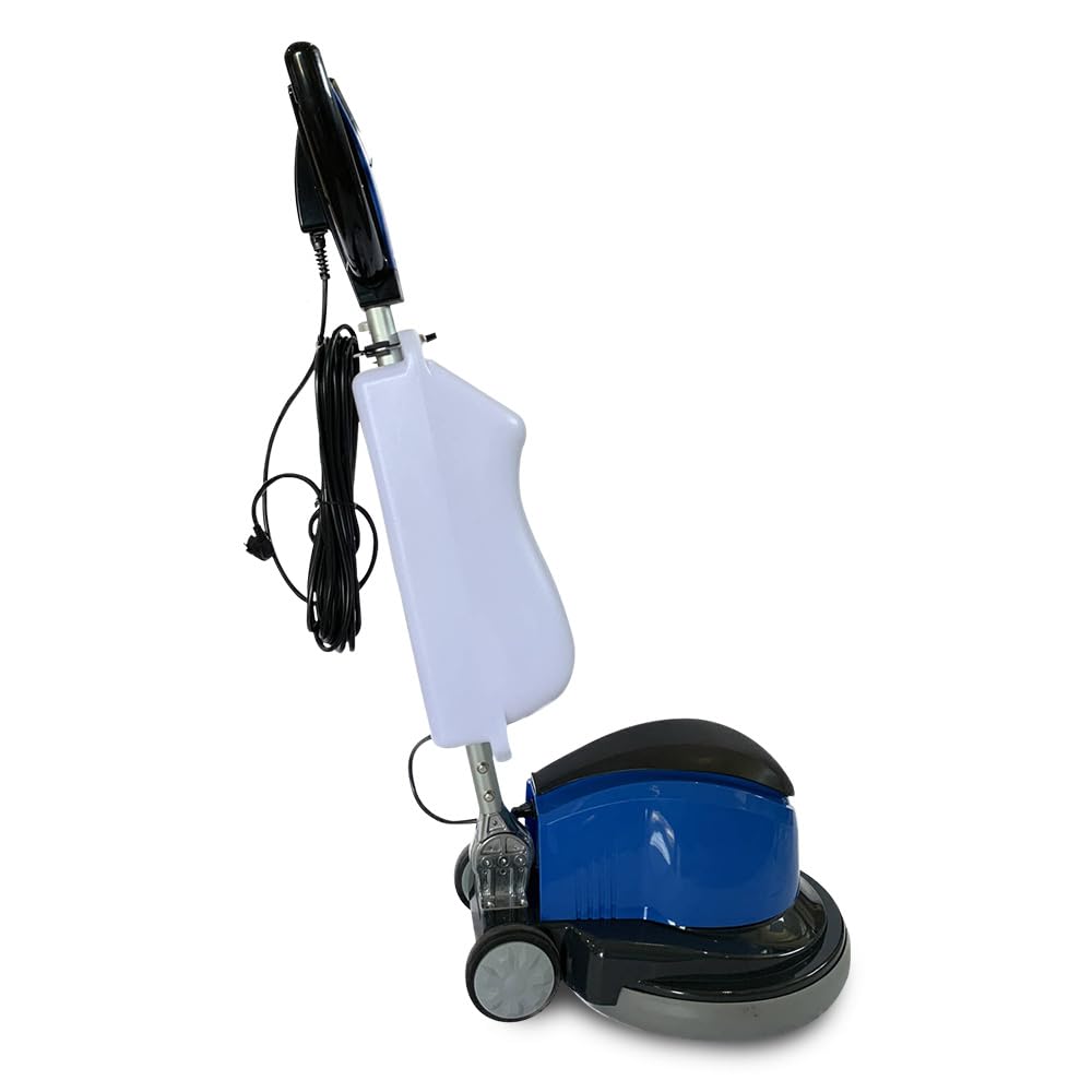 Einscheibenmaschine 17 - Bodenreiniger mit Zubehör für Polieren, Teppichreinigung, Entschichten, Schleifen - Reinigungsmaschine, Poliermaschine für alle wasserfesten Böden