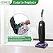 7 Pack Replacement HEPA RLH-6 Vacuum Bags for Riccar SupraLite R10S R10D R10O R10SAND Simplicity Freedom R10S R10D S10P S10SAND Upright Vacuums Cleaner Filter #Part RLH6 SLH6