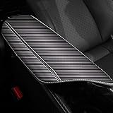 Bwen fsx1126w CHR Central Console Armrest Box Cover Car Armrest Cover Saver for 2018 Toyota CH-R,Black Carbon Fiber Pattern