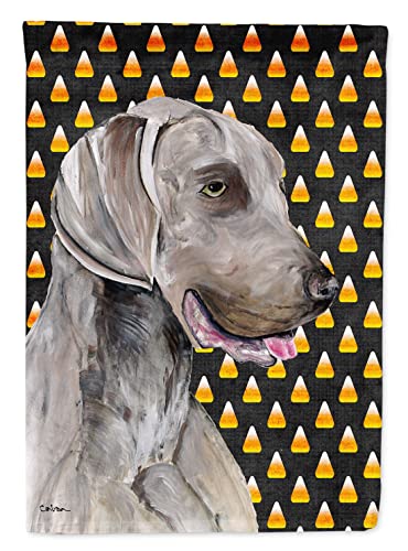 Drapeau Weimaraner Halloween grand format pour décoration de maison