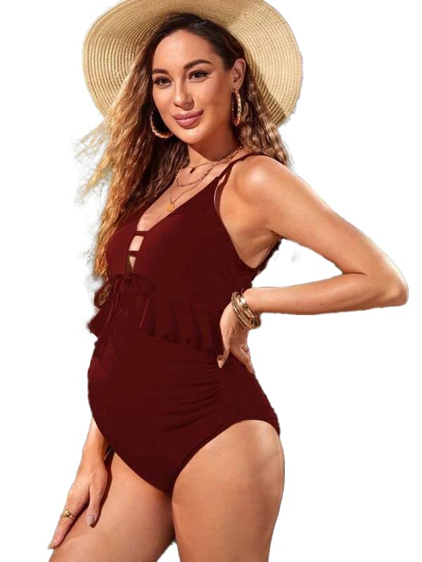Traje de baño Premamá, Bañador de Una...